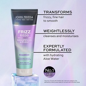 John Frieda Frizz Ease Daily Styling Spray features